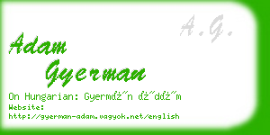 adam gyerman business card